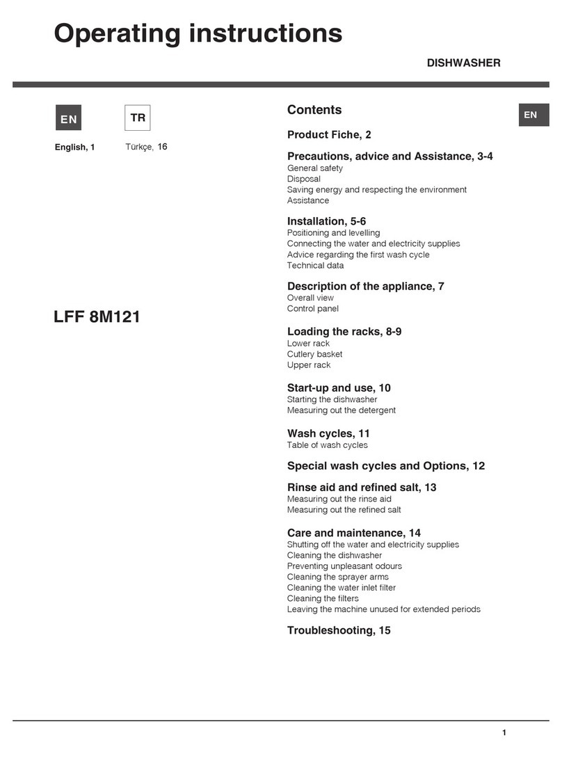 Hotpoint Ariston LFF 8M121 User manual