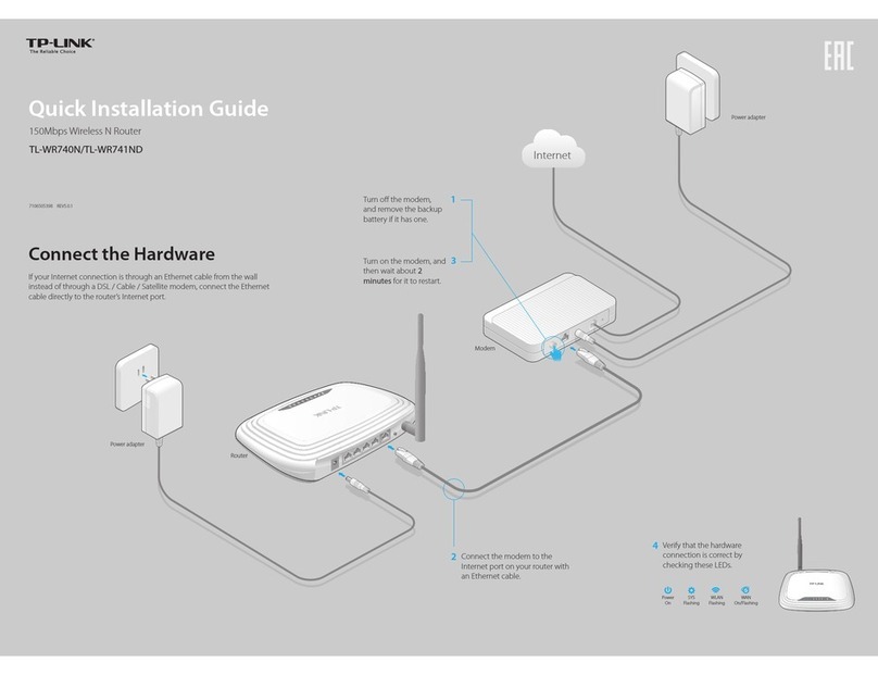 TP-Link TL- WR740N User manual