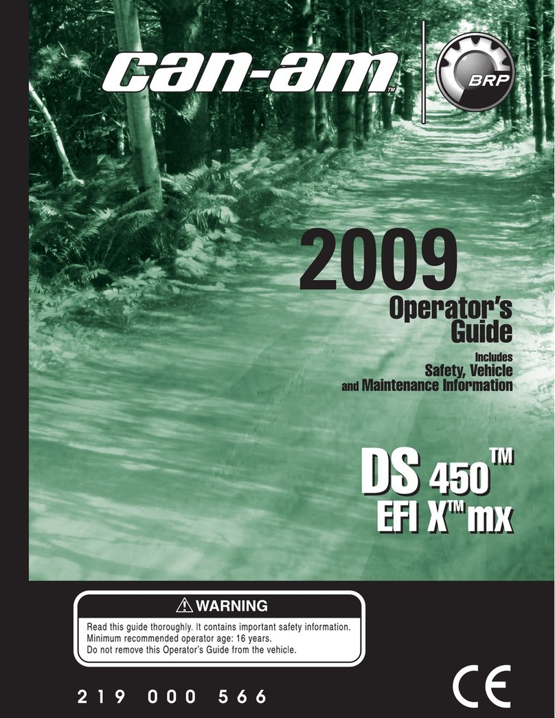 Can-Am DS 450 EFI X mx Manual