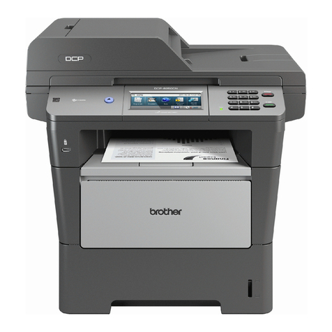 Brother DCP-8250DN Assembly instructions