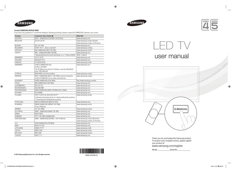Samsung UE28F4000 User manual