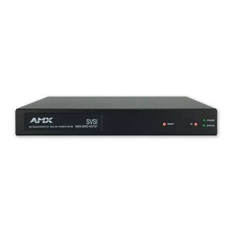 AMX NMX-ENC-N3121 User manual
