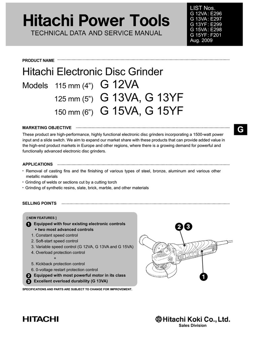 Hitachi G 12VA Manual