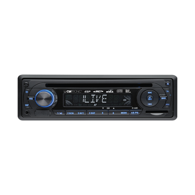 Clatronic AR 815 USB/CR instruction manual