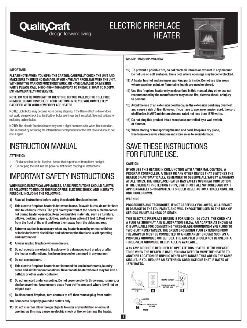Quality Craft MM850P-28AHDW instruction manual