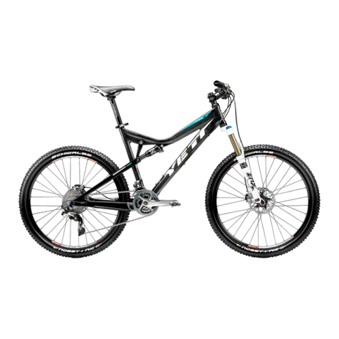 Yeti Cycles 2012 asr 5 owner's manual