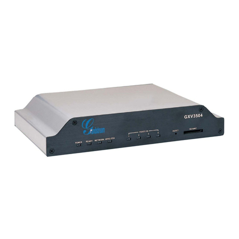 Grandstream Networks GXV3504 User manual