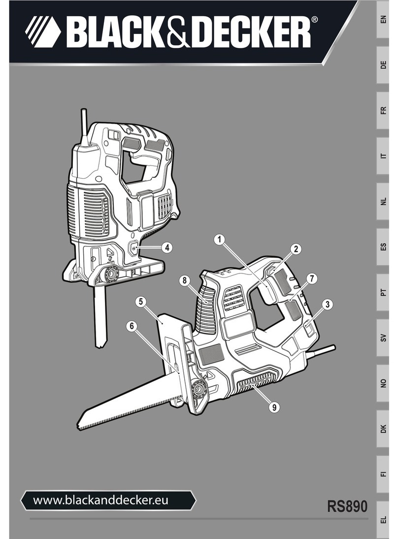 Black & Decker RS890 Original instructions