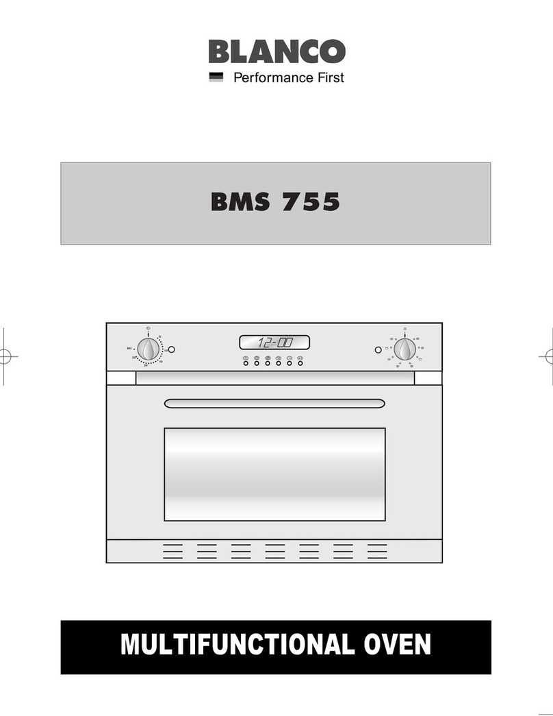 Blanco BMS 755 manual