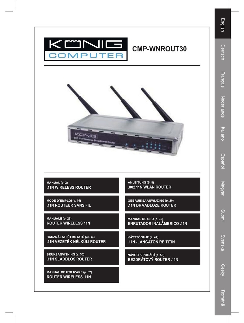 Konig CMP-WNROUT30 User manual
