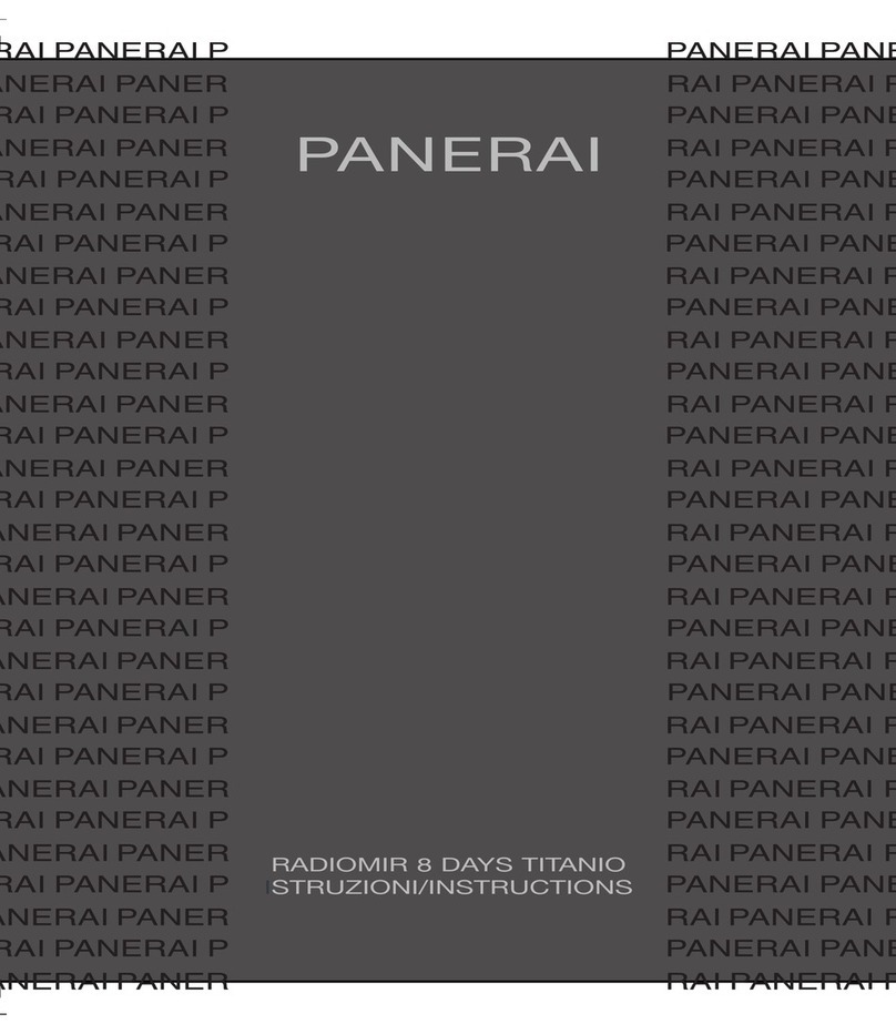 Panerai radiomir 8 days titanio User manual