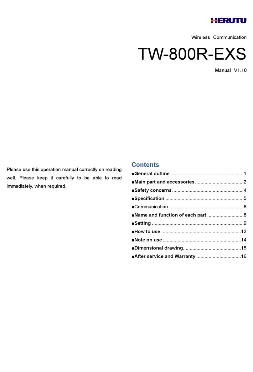 Herutu TW-800R-EXS User manual