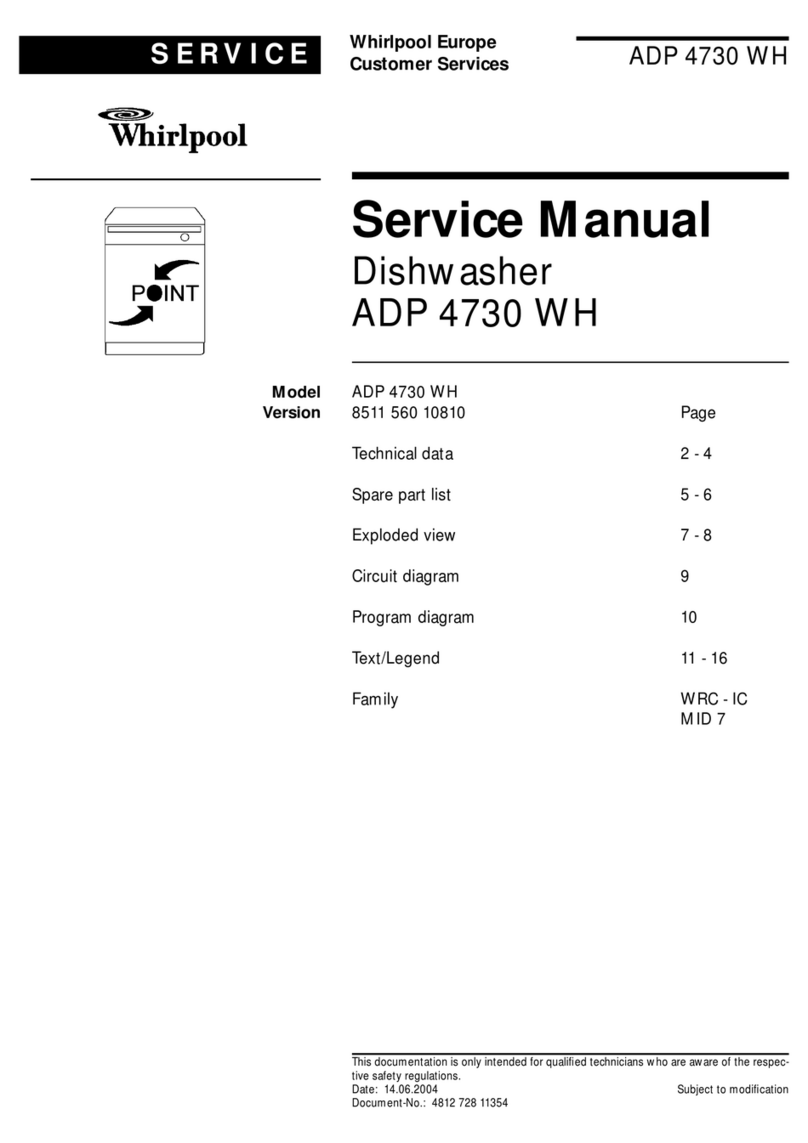 Whirlpool ADP 4730 WH User manual Whirlpool ADP 4730 WH User manual