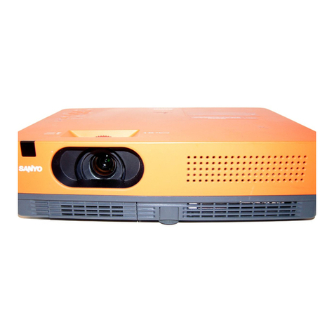Sanyo PLC-XE33 User manual
