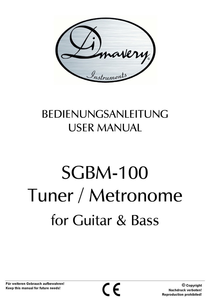 Dimavery SGBM-100 user manual