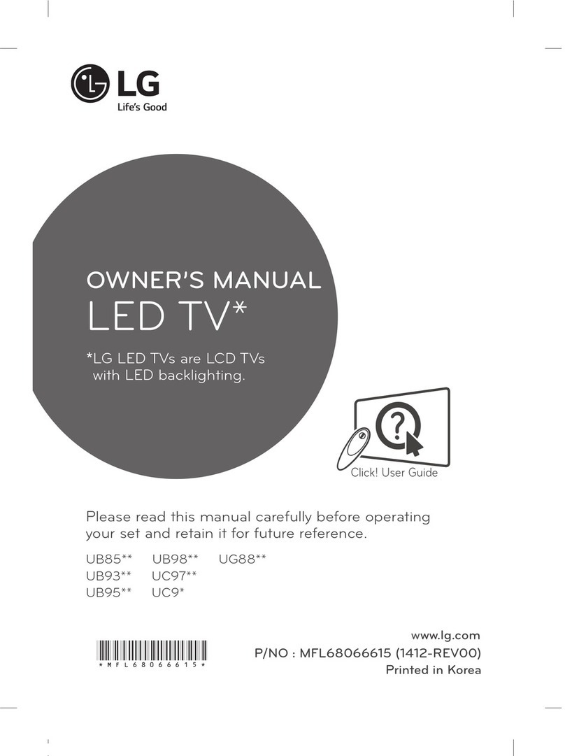 LG UB85 Series User manual