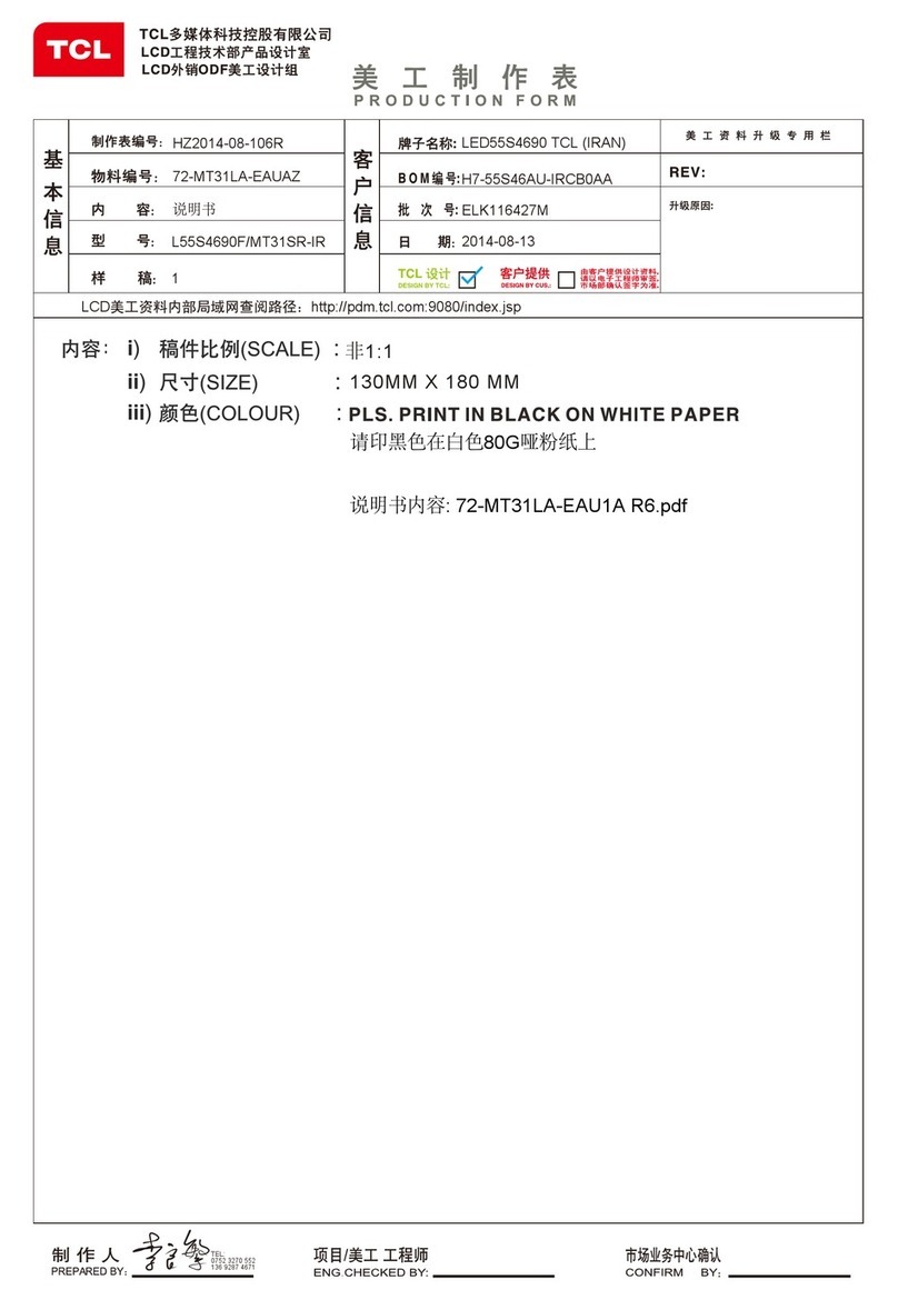 TCL LED32S4690 User manual