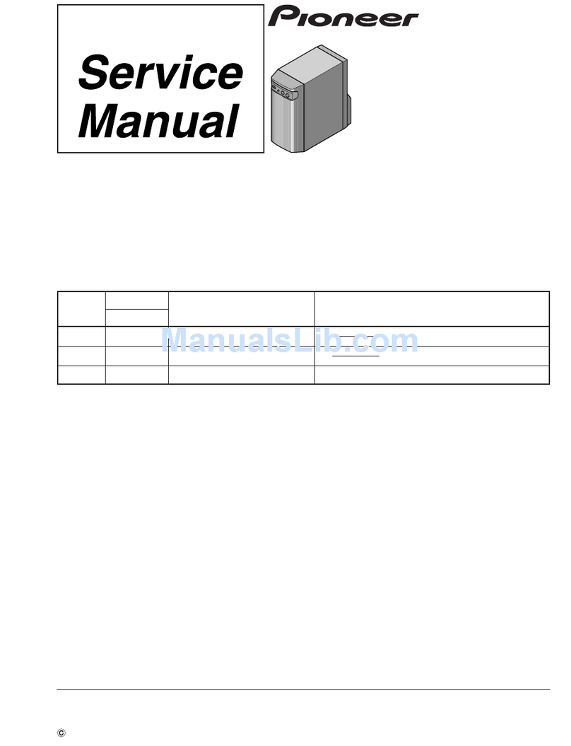 Pioneer S-W100S User manual