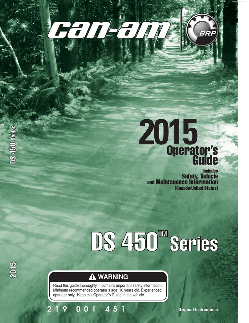 Can-Am DS 450 Series Manual