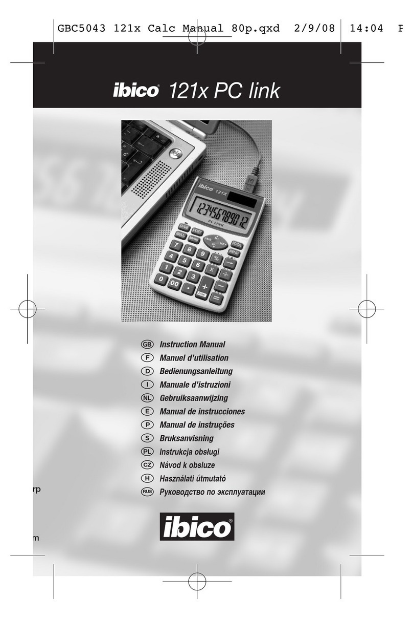 ibico 121x PC link User manual