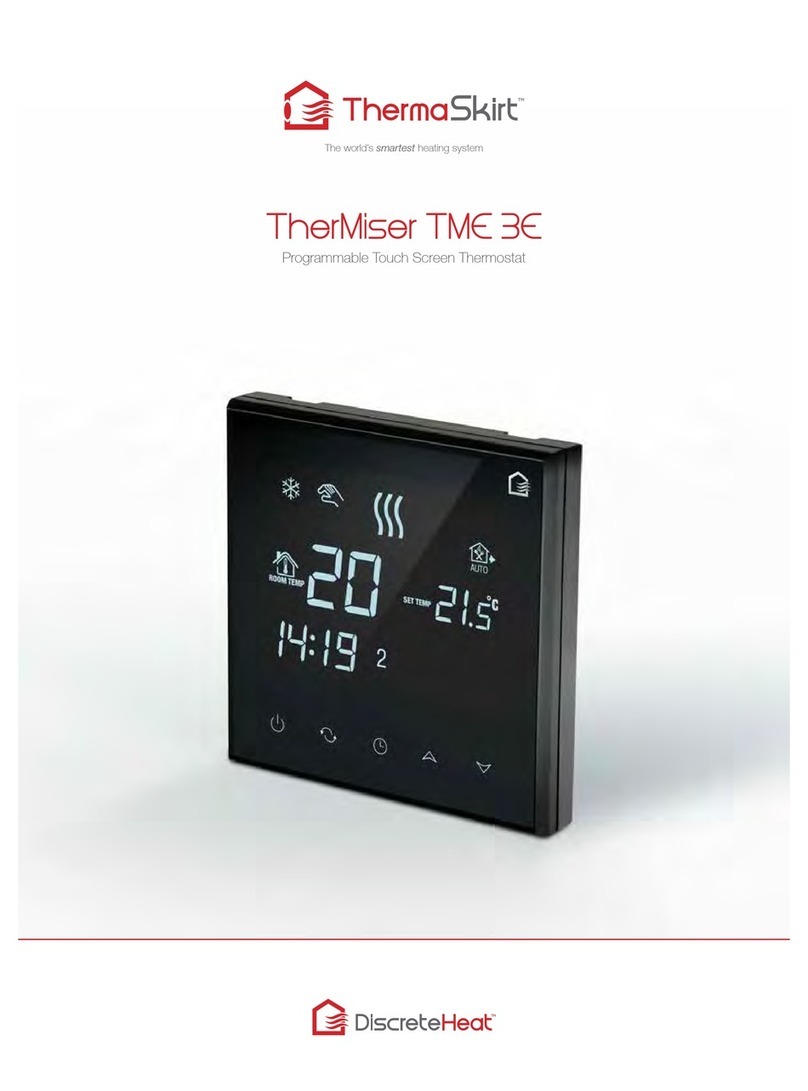 DiscreteHeat TherMiser TME 3E instruction manual