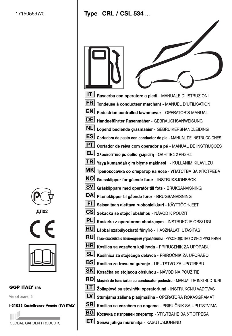 GGP ITALY CSL 534 User manual
