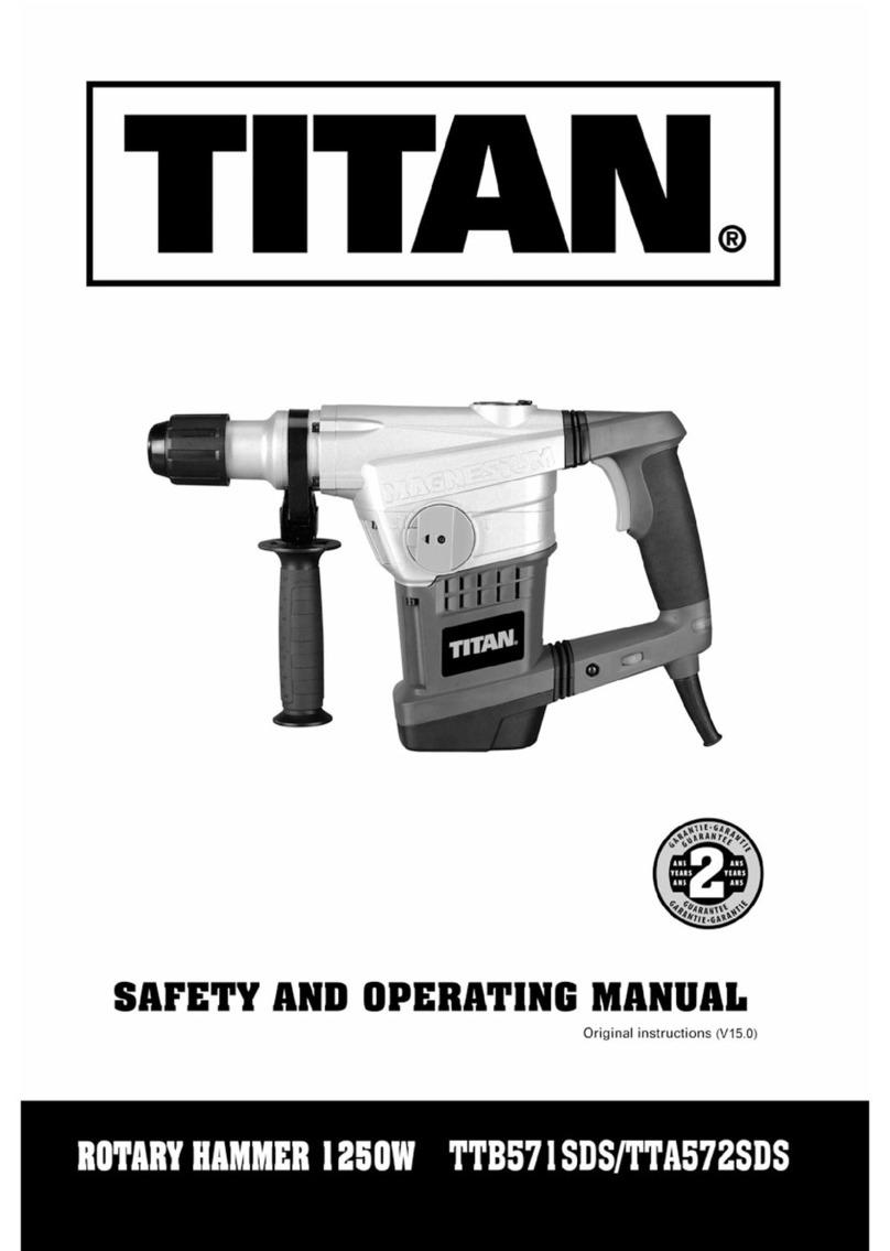 Titan TTB571SDS Safety and operating manual