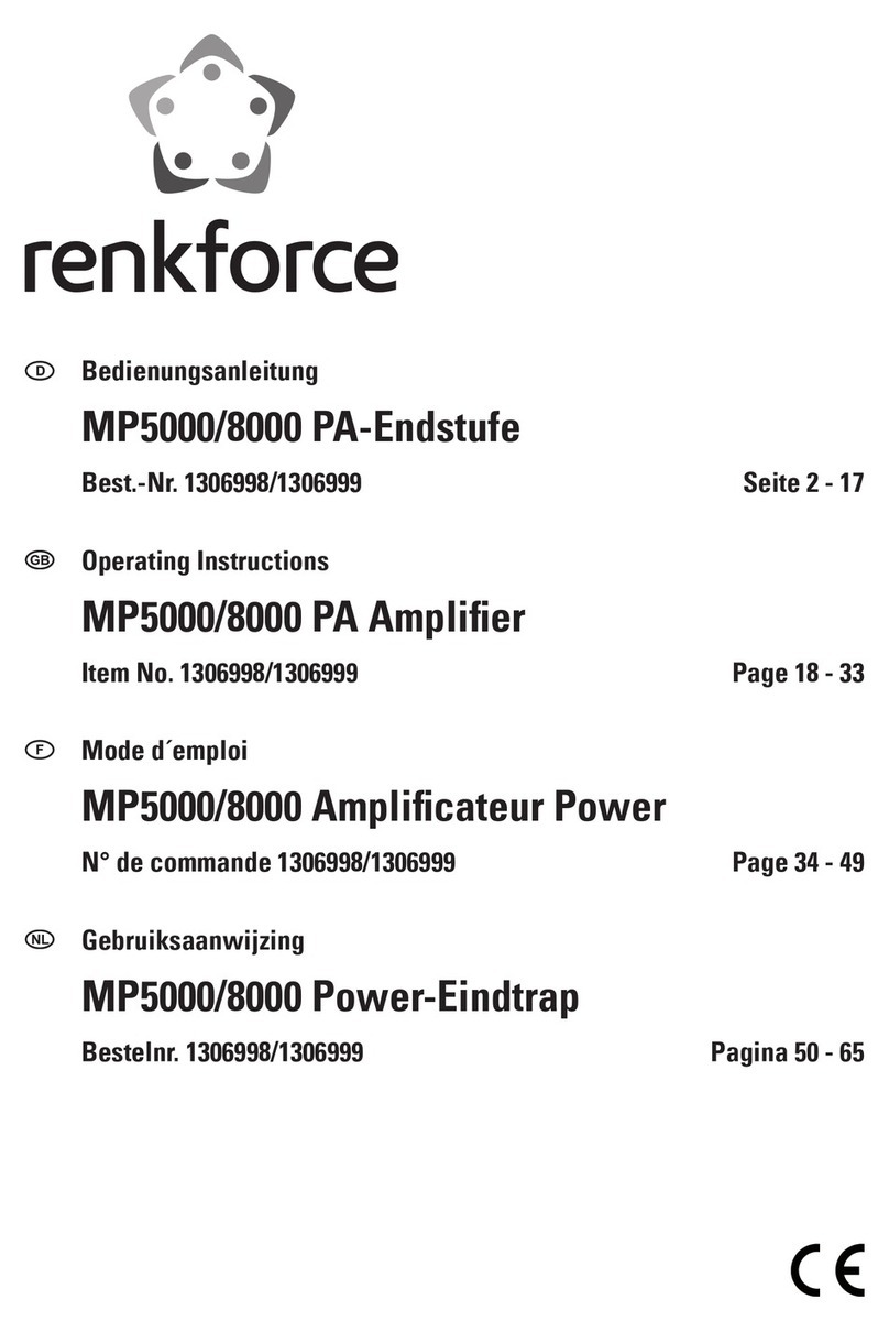 Renkforce MP5000 User manual
