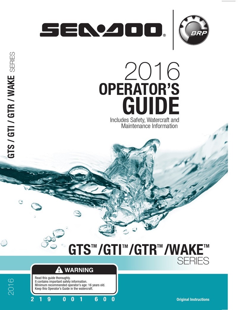 Sea-doo GTS Series Manual