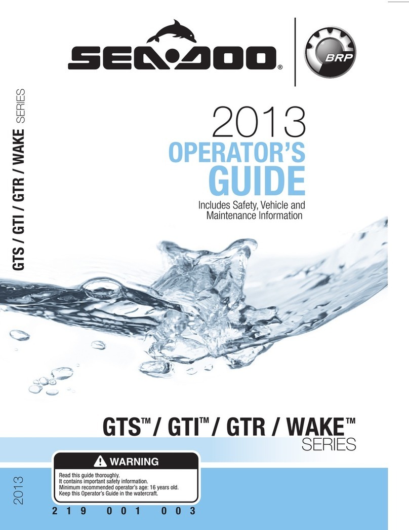 Sea-doo GTS Series Manual