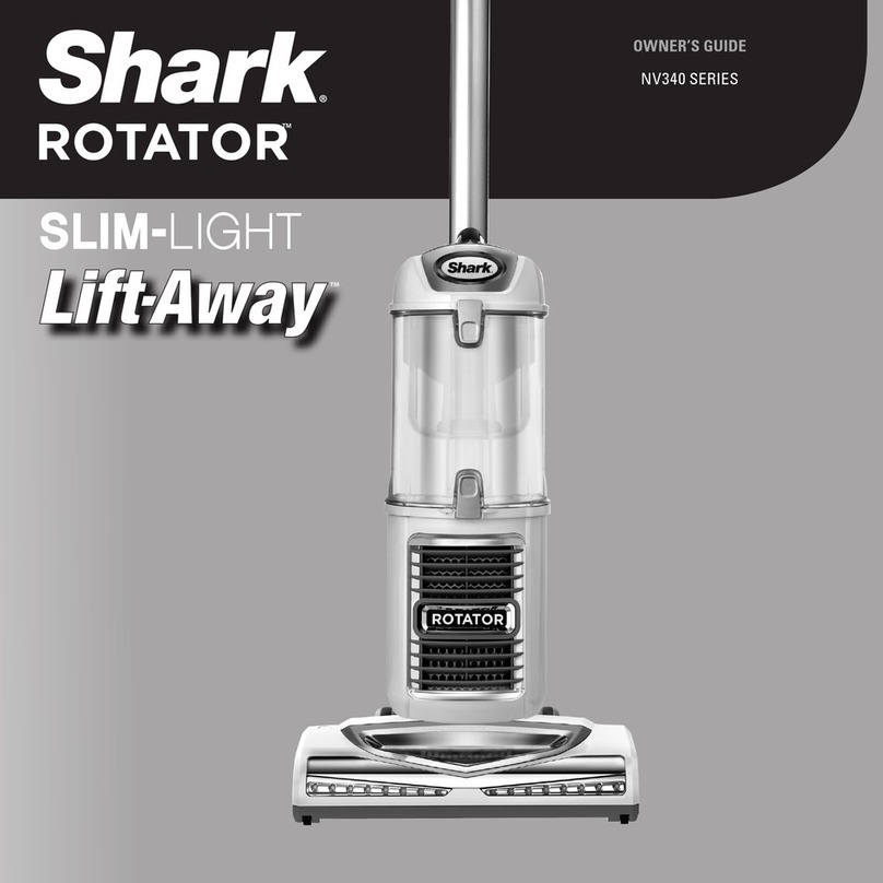 Shark NV340 Series owner's guide