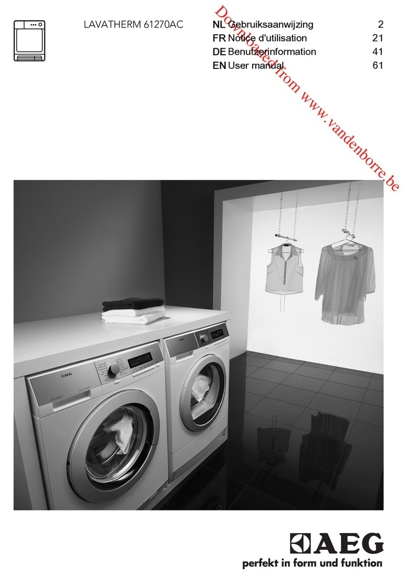 AEG LAVATHERM 61270AC user manual