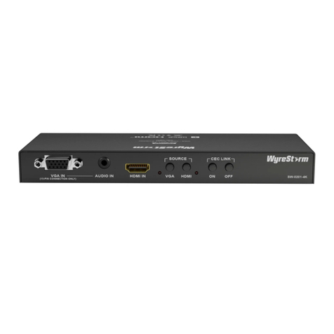 Wyrestorm SW-0201-4K User manual