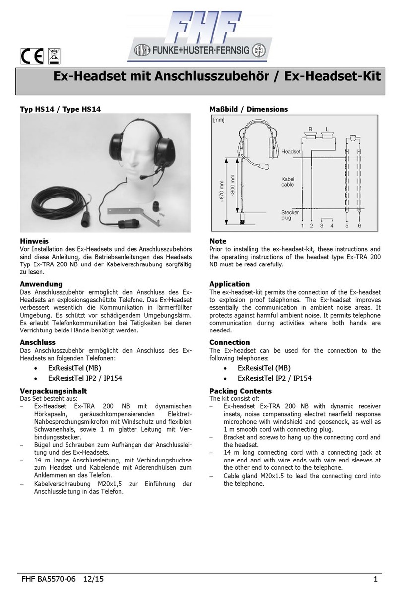 FHF HS14 user manual