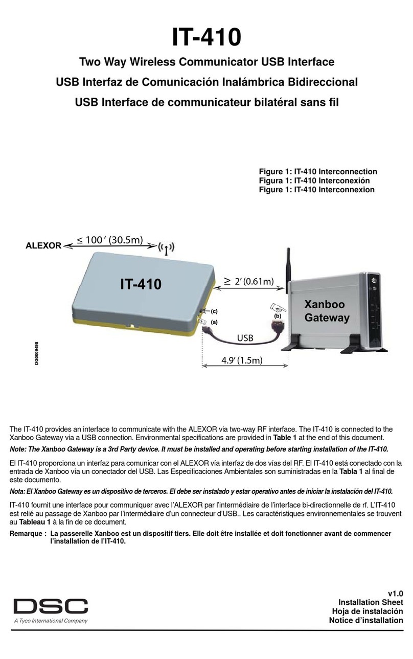 DSC IT-410 Assembly instructions
