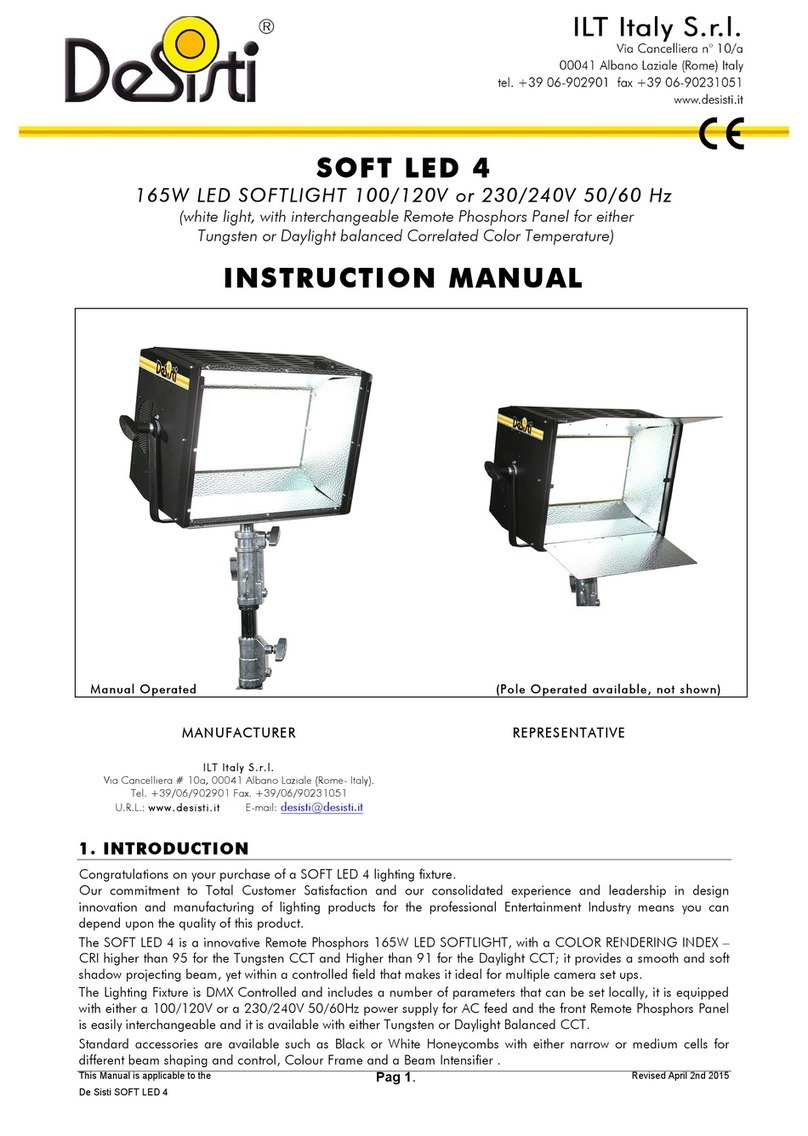 Desisti SOFT LED 4 instruction manual