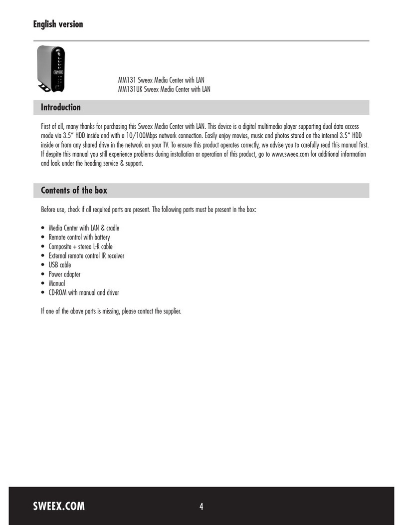 SWEEX MM131 user manual