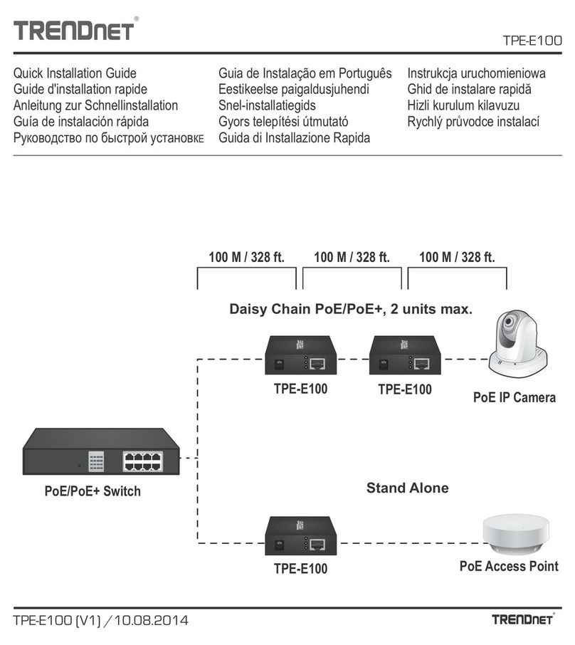 TRENDnet TPE-E100 User manual