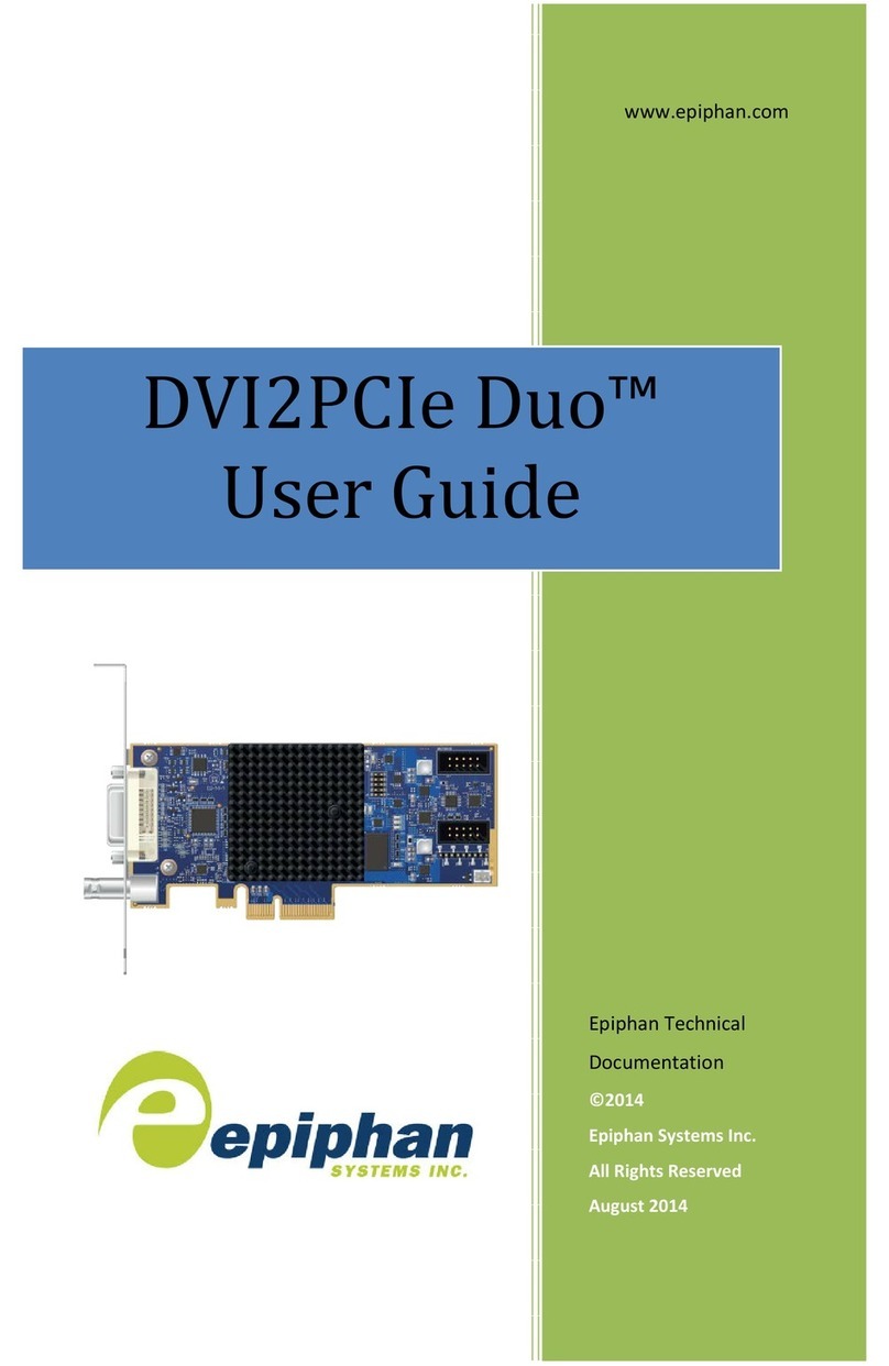 epiphan DVI2PCIE DUO User manual