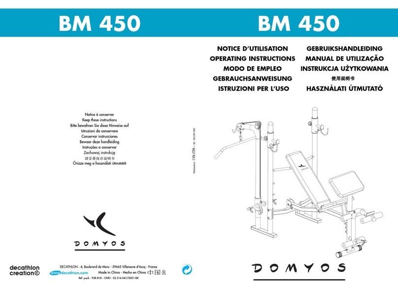 Domyos BM 450 User manual