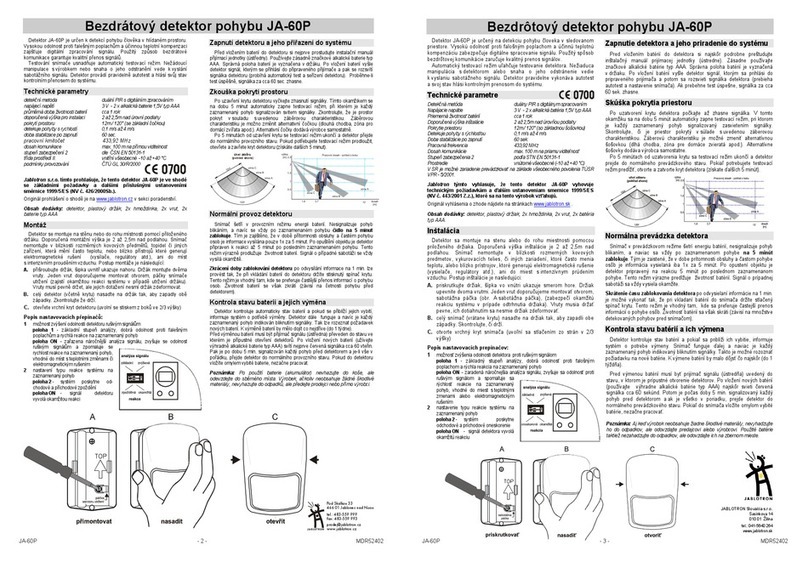 DPK System JA-60P manual