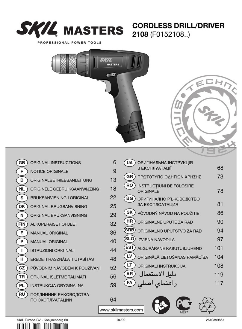 Skil Master 2108 User manual