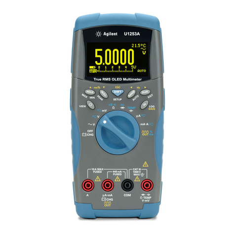 Agilent Technologies U1253A Manual