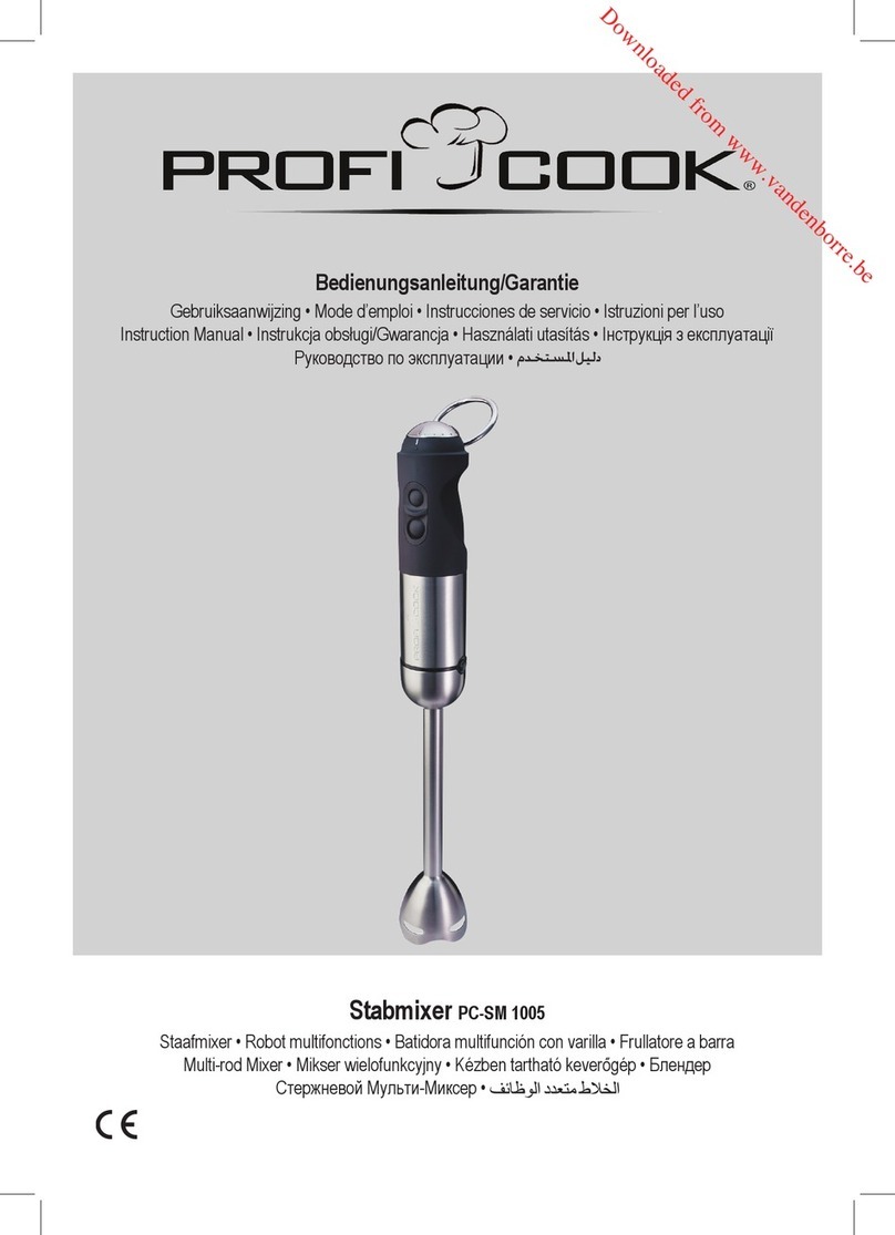 Proficook PC-SM 1005 User manual