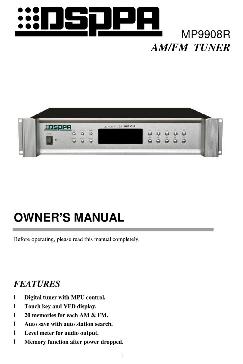 DSPPA MP9908R owner's manual