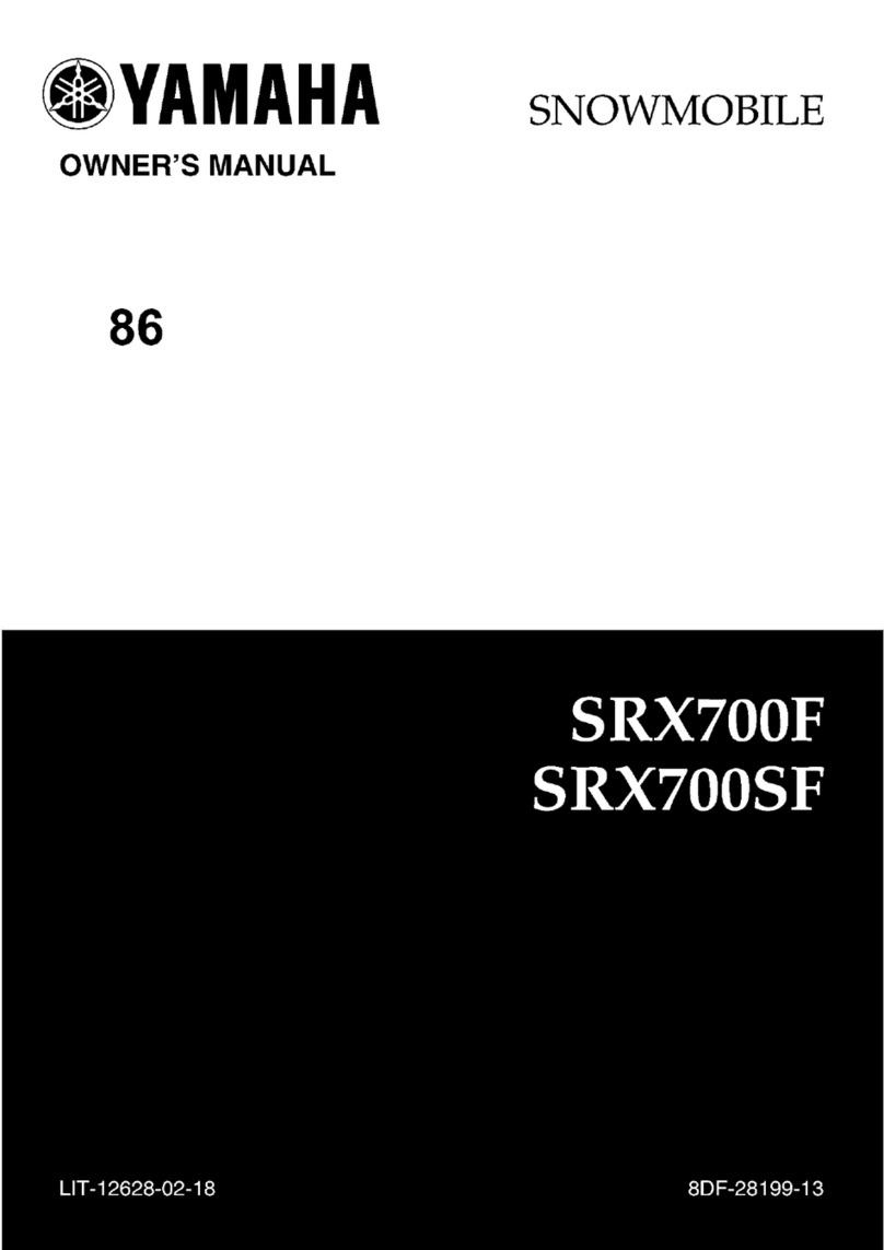 Yamaha SRX700F owner's manual