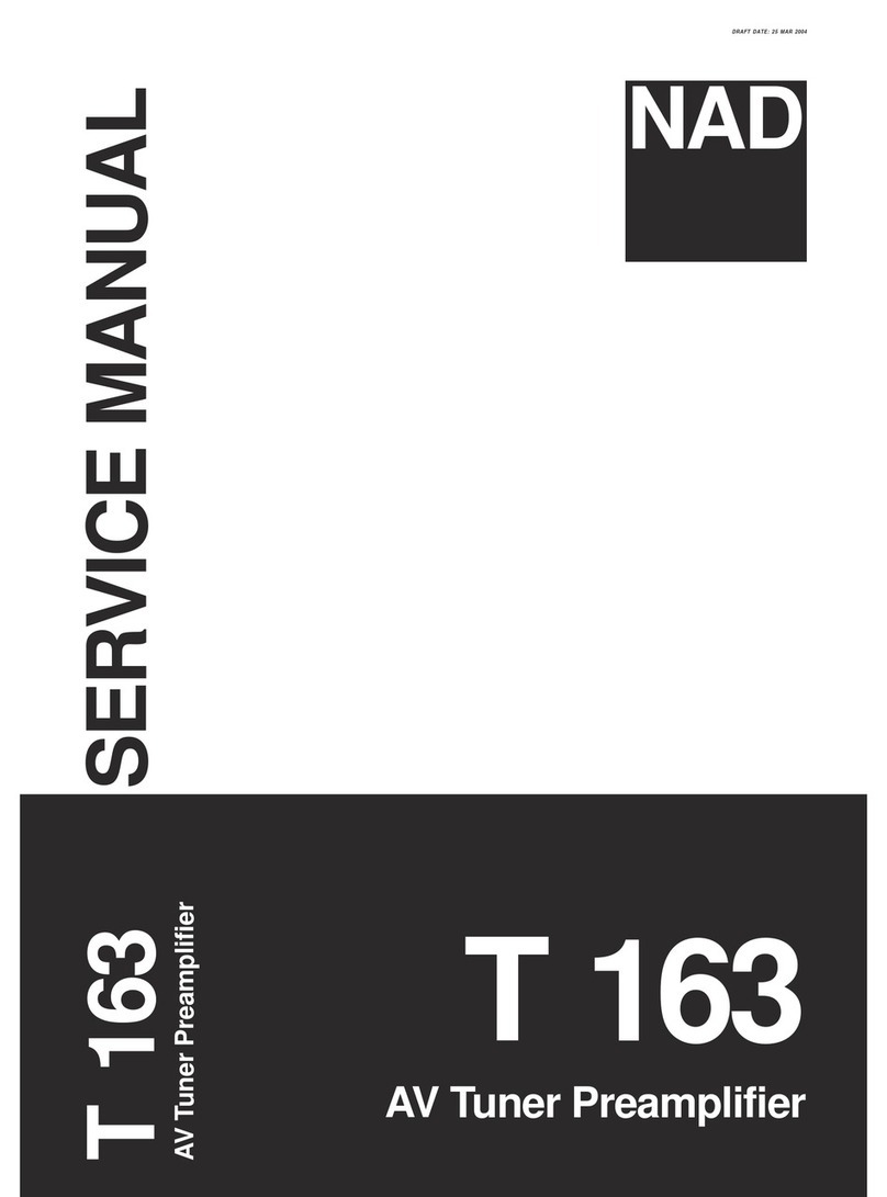 NAD T 163 Service manual