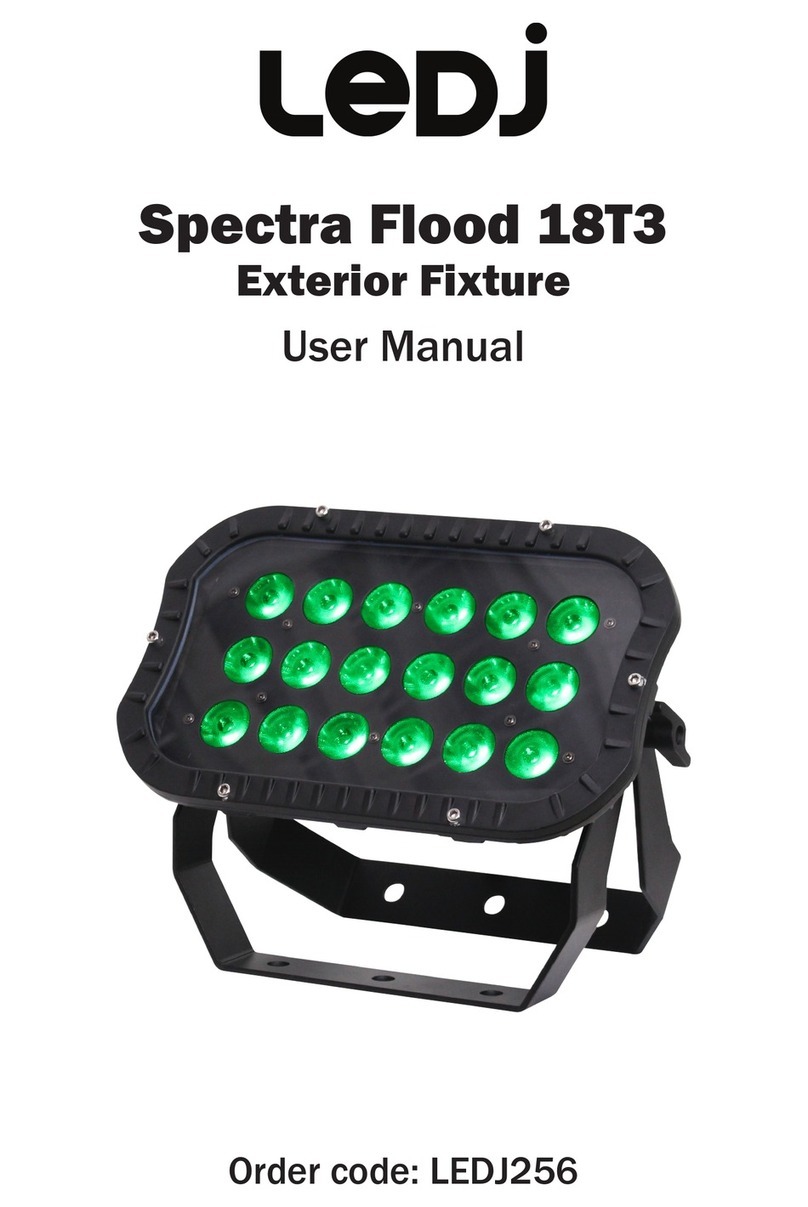 Ledj spectra flood 18T3 user manual