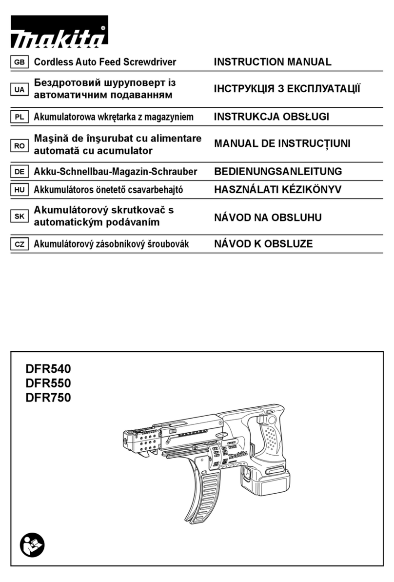 Makita DFR540 User manual Makita DFR540 User manual