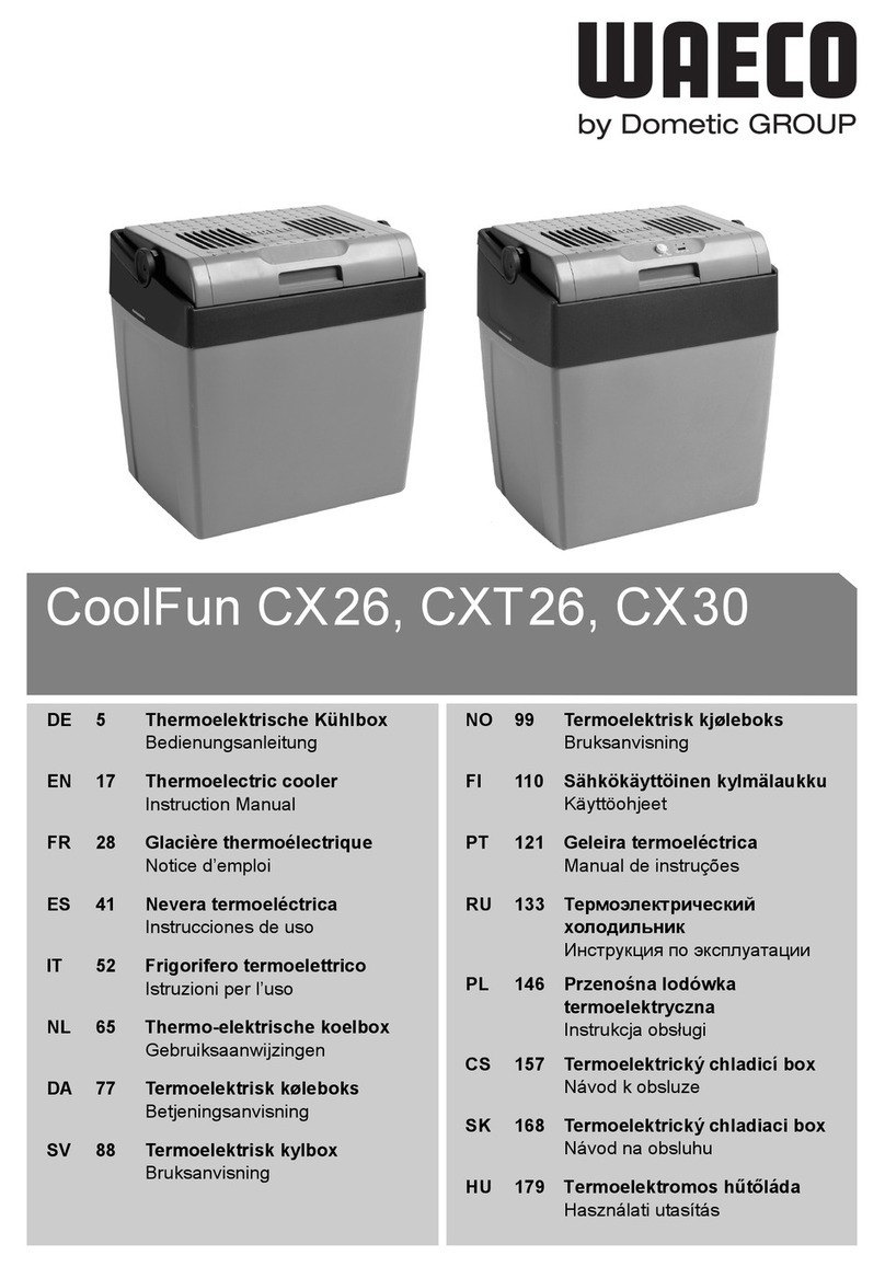 Waeco CoolFun CX26 instruction manual